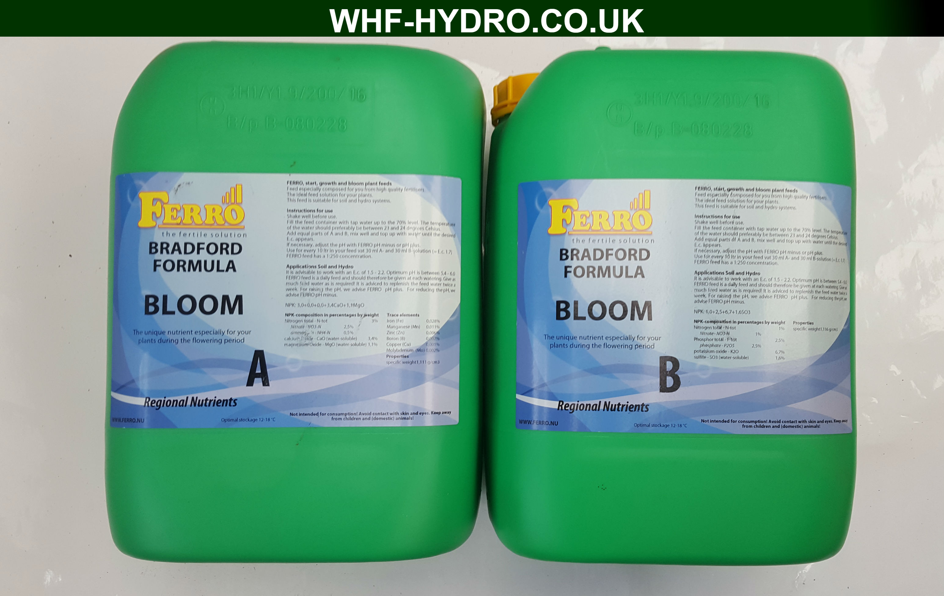 Soil / Hydro Bloom A&B Bradford Formula 10L